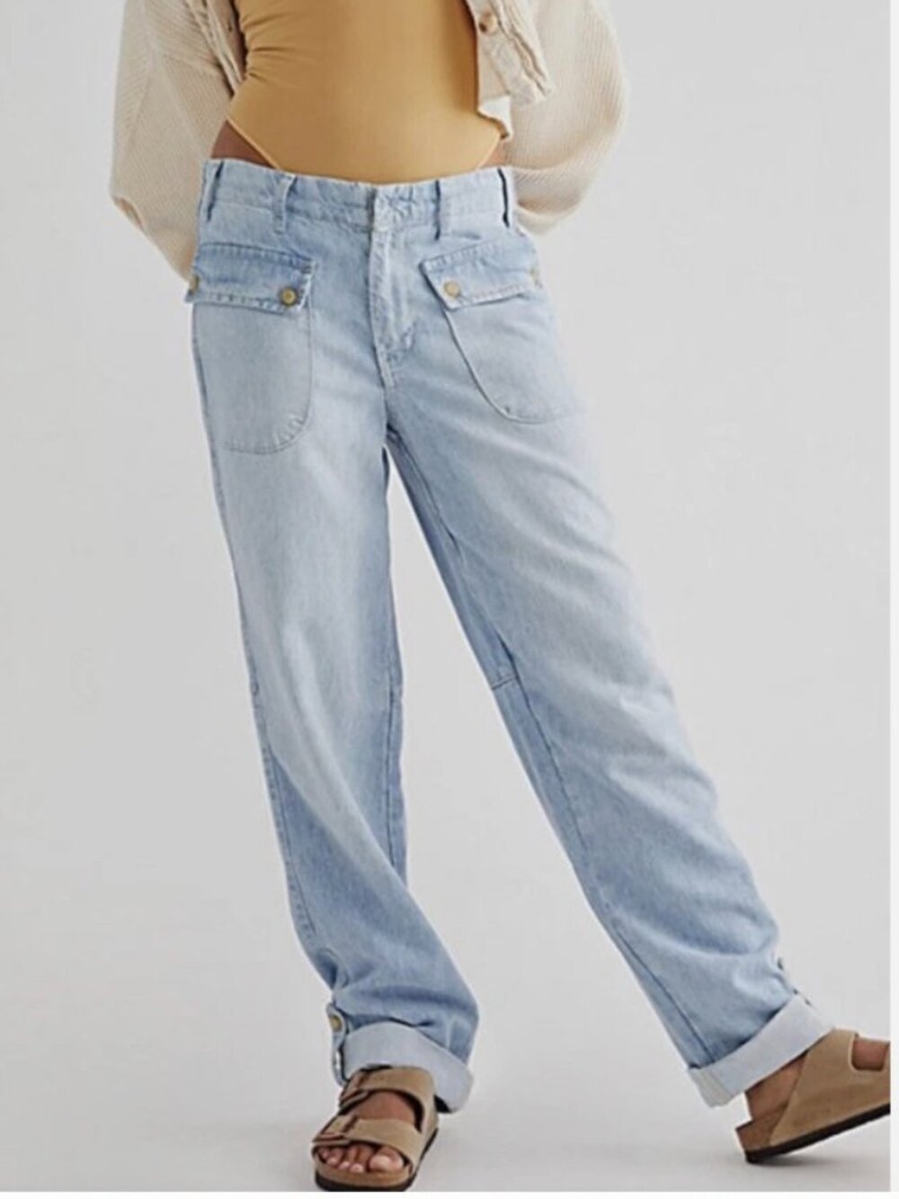 NWT Free People Rory Slim Straight Jeans